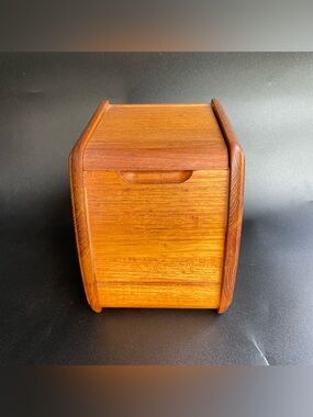 Vintage Teak Goodwood Ice Bucket Line Storage Box